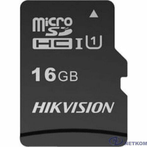 Micro SecureDigital 16GB Hikvision HS-TF-C1(STD)/16G/Adapter (с SD адаптером) R/W Speed 90/12MB/s